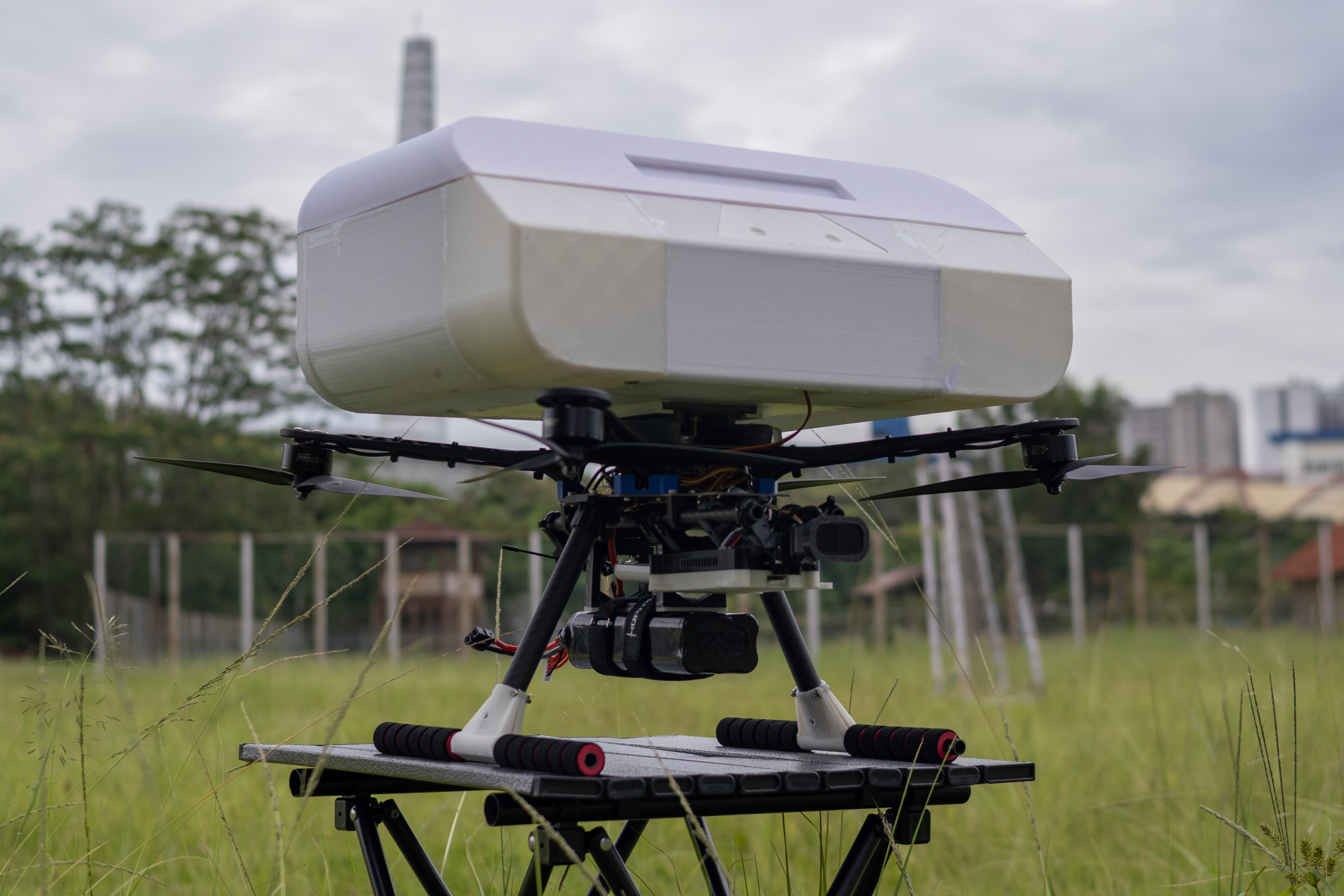 Delivery Drone Front View